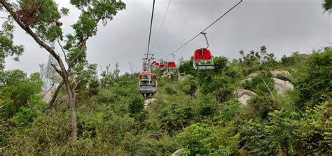 Jingshan Park Sante cable car & Mermaid park coast : Zhuhai | Visions of Travel