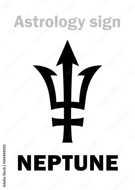 Astrology Alphabet: NEPTUNE (Poseidon's trident), higher global planet ...