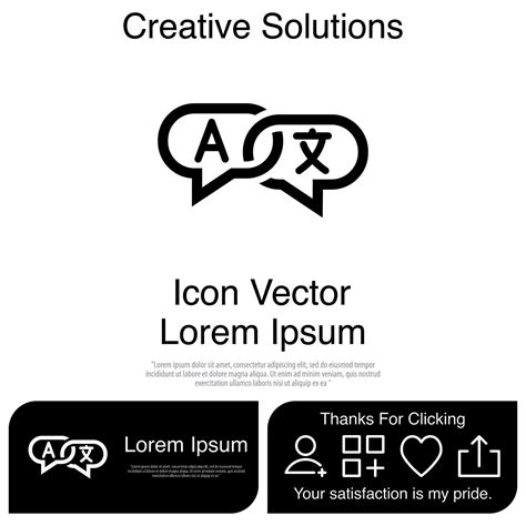 Translate Icon Vector EPS 10 6644001 Vector Art at Vecteezy