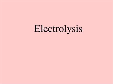 Electrolysis of brine animation | Teaching Resources