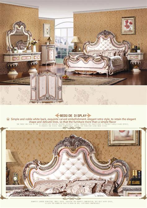 Classic Design Wooden Royal Furniture Bedroom Sets Italian Bedroom Set ...