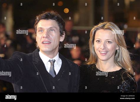 French singer Marc Lavoine and wife Sarah Poniatowski arrive at the 7th NRJ Music Awards at the ...