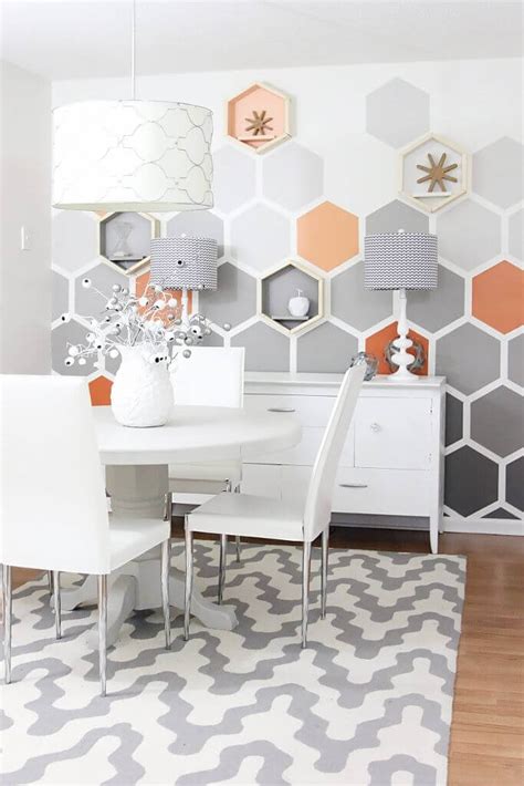 29 Interesting DIY Geometric Wall Art Ideas