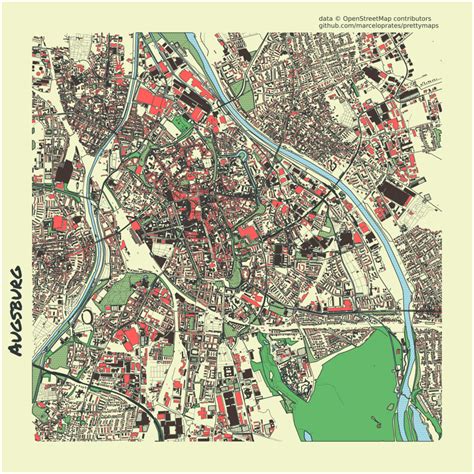 Maps of Augsburg