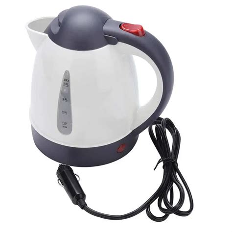 Car Electric Kettle 1L Large Capacity Portable Travel Water Boiler Car ...