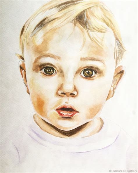 portrait of a baby - buy or order in an online shop on Livemaster - G00HHCOM. Moscow | Children ...