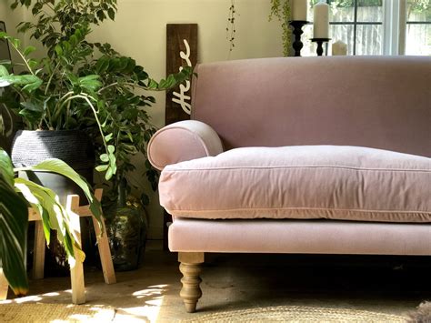 One Pink Velvet Sofa..... Styled three ways — HORNSBY STYLE | Pink ...