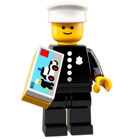 LEGO Minifig Collectible Minifigures Series 18 Police Officer 71021