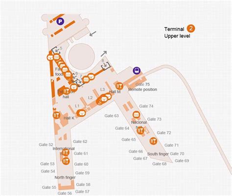 Mexico City Airport Terminal 2 Map - Map With Cities