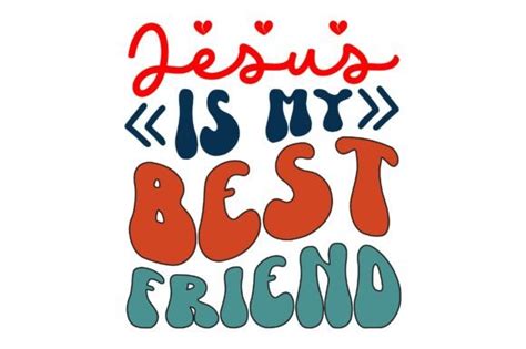 Jesus is My Best Friend Jesus Retro Svg Graphic by Prince Svg · Creative Fabrica