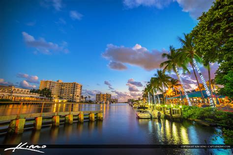 Delray Beach Waterway Night Life Deck 84 | HDR Photography by Captain Kimo