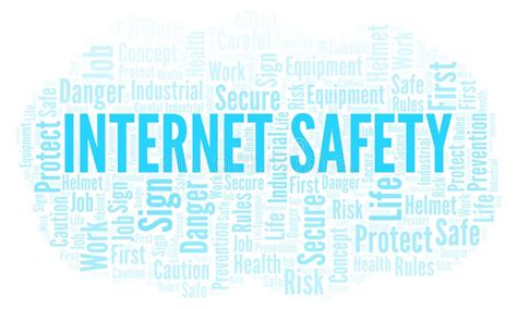 Internet Safety Word Cloud. Stock Illustration - Illustration of ...