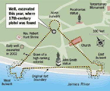 Jamestown Fort Map - Share Map