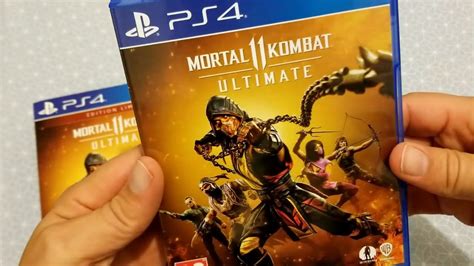 UNBOXING MORTAL KOMBAT 11 ULTIMATE PS4 LIMITED EDITION - YouTube