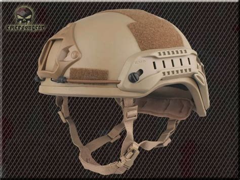 EMERSON ACH MICH 2001 Helmet Special action version Military Helmet Combat Dark Earth EM8979A-in ...