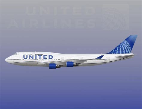 UNITED 747-400 concept new livery : r/aviation