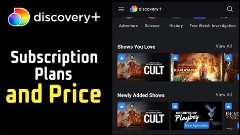 Discovery Plus Subscription plans and price - Journalism Guide