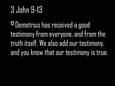 3 John 1:9-14 - Diagnosing Diotrephes