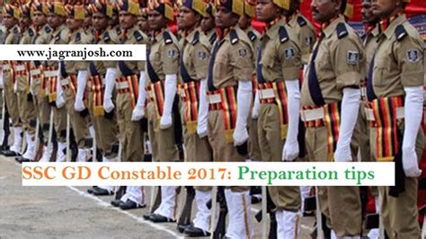 SSC GD constable exam 2017: preparation tips