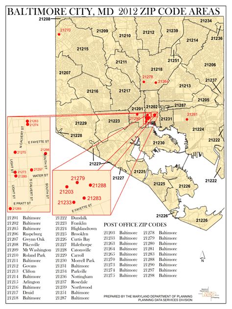 Zip Code Map Of Baltimore_ | World Century Map