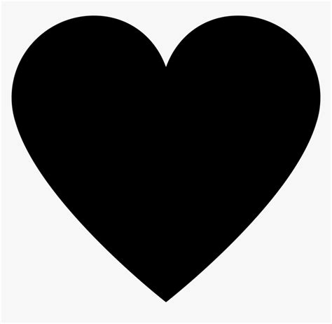 Heart,black,love,black And White,heart,clip Art,organ,line,human - Heart Icon Svg, HD Png ...