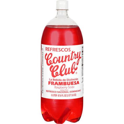 Country Club Club Raspberry Soda, 2 L, 1 Count - Walmart.com - Walmart.com