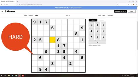 NYT Sudoku Hard | Medium | Easy Solution 26th September 2022 | New York Times Sudoku Today ...