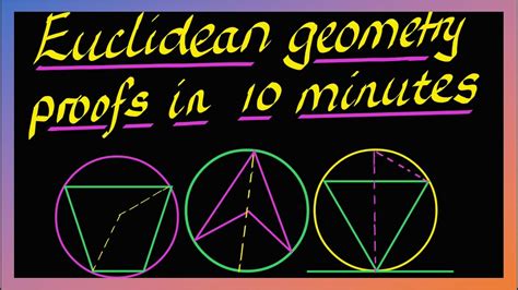 Euclidean geometry proofs in less than 10 minutes - Grade 11 and12 NSC & IEB - YouTube