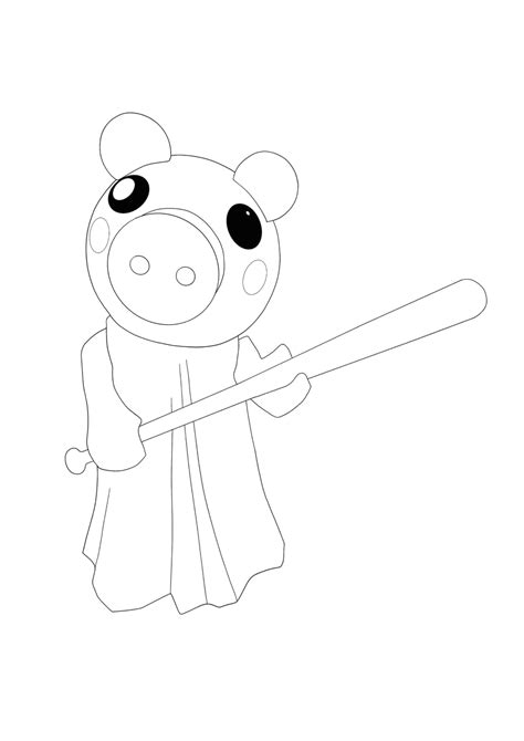 Roblox Piggy Coloring Pages - 2 Free Coloring Sheets (2021) Free Printable Coloring Sheets ...