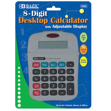 Amazon Listing Created - BAZIC 8-Digit Calculator w/ Adjustable Display Price: $4.00 Condition ...