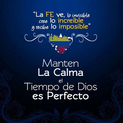 Manten la calma. | Quotes, Sayings, Faith