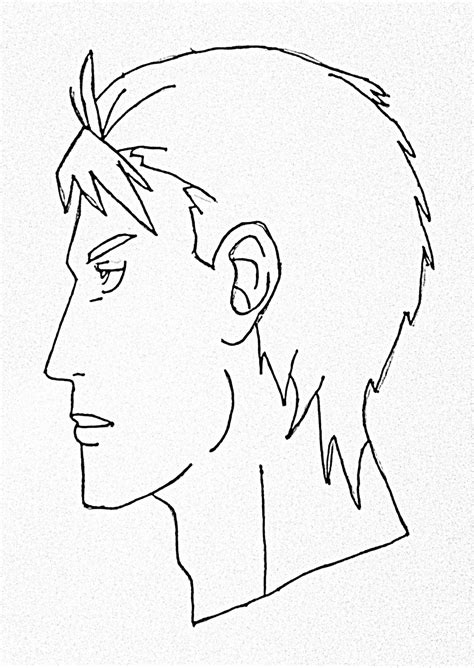 Anime Boy Hair Drawing at GetDrawings | Free download