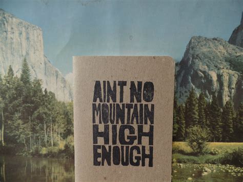 Ain't No Mountain High Enough Diana Ross Song Lyrics - Etsy