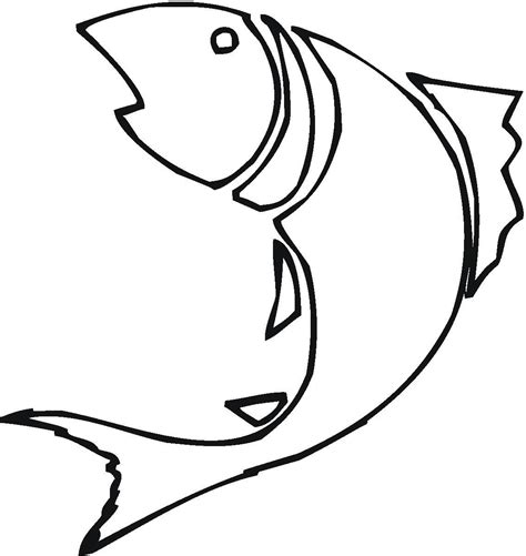 Fish Drawing Outline - ClipArt Best | Fish drawing outline, Fish drawings, Fish outline