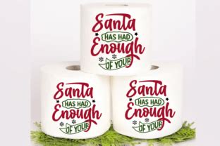 Christmas Toilet Paper SVG Bundle Graphic by CraftArt · Creative Fabrica