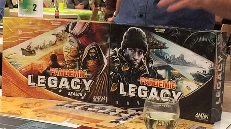 Here is a picture of Pandemic Legacy Season 2 | Polyhedron Collider