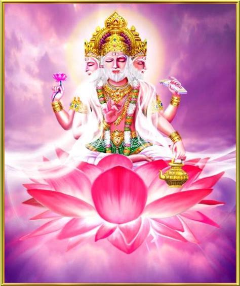 Brahma The Creator - Hindu God of Creation Lord Brahma