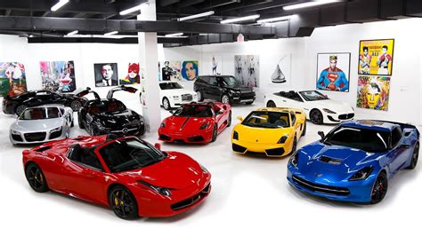 Exotic Car Rental. Art. Passion. The Lou La Vie Downtown Miami Showroom. - YouTube