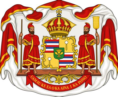 Coat of arms of the Kingdom of Hawai'i : r/heraldry