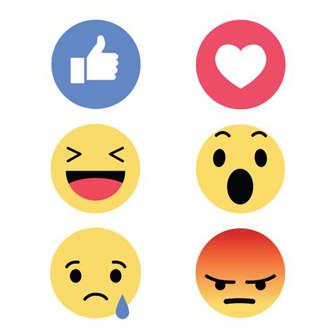 Facebook Reaction emojis :: Behance