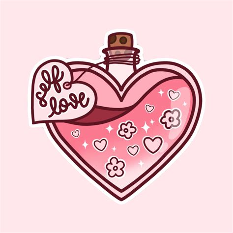 "Self love, baby! Sticker is hand drawn and perfect for your witchy ...