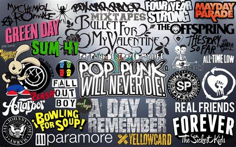 Pop Punk Bands Wallpaper Data-src /full/2004895 - Pop Punk Background ...