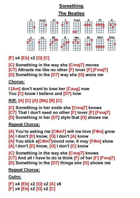 Beatles Something Guitar Chords