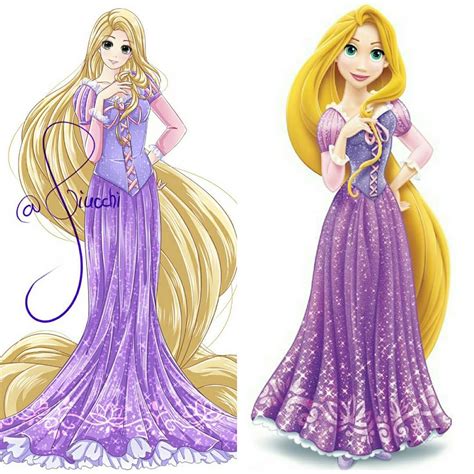 Disney Princess in anime style - YouLoveIt.com