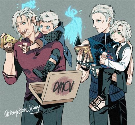 Dante, Nero, Vergil, V | DMCⅤ | Devil may cry, Devil may cry 4, Dante ...