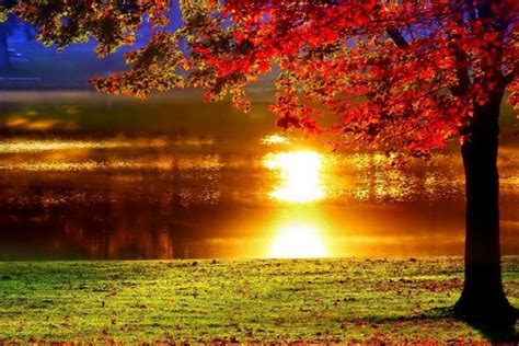 Autumn Sunset Lake | Beautiful landscapes, Beautiful nature, Fall ...