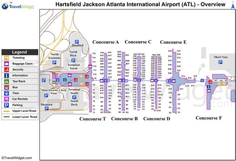 Atlanta Airport Terminal B Map