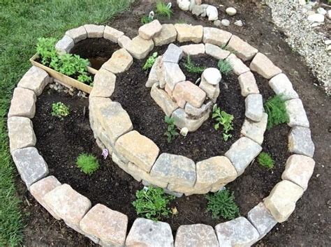 How to Build a Spiral Herb Garden | Spiral Garden Design, Plants and Plans | Balcony Garden Web