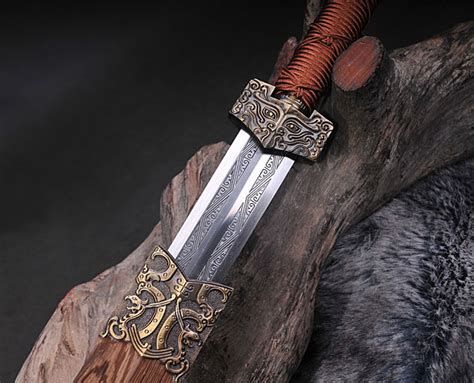 Han Dynasty Rosewood Pattern Blade Tai Chi Jian | High Carbon Steel - Internal Wudang Store