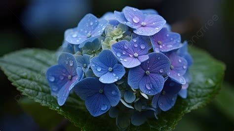 Hydrangea Flower By Decde Czech Nature Photography Desktop Wallpaper Hd Background, Blue ...